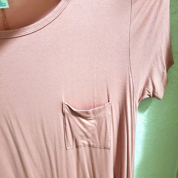 Pink Lula Roe pink dress - Picture 3 of 5